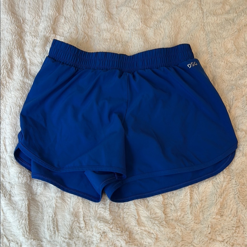 DSG Blue Athletic Shorts Lightweight Elastic Waist